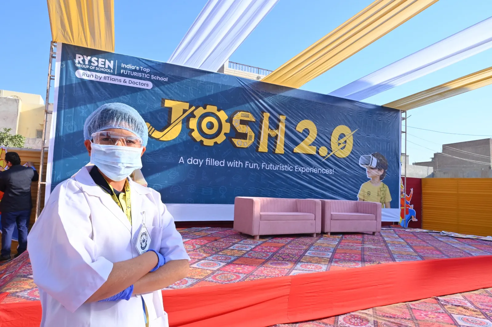 Live science and practical learning experiments conducted during JOSH 2.0 experiential learning event at Rysen School Bikaner.